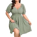 SCOMCHIC Womens Plus Size Summer Casual Sun Dress