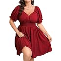 SCOMCHIC Womens Plus Size Summer Casual Sun Dress