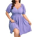 SCOMCHIC Womens Plus Size Summer Casual Sun Dress