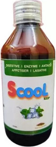 scool ayurvedic 100 herbal digestive enzyme antacid 100 ml