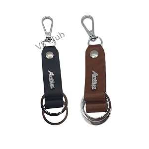 Scooter Keychain Stylish Leather And Metal Key