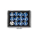 SCOPRO Soccer Coaching Magnets, Numbered Magnetic Player Markers for Soccer Coaching Board and Dry Erase Board Training, Navy