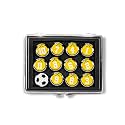 SCOPRO Soccer Coaching Magnets, Numbered Magnetic Player Markers for Soccer Coaching Board and Dry Erase Board Training, Yellow