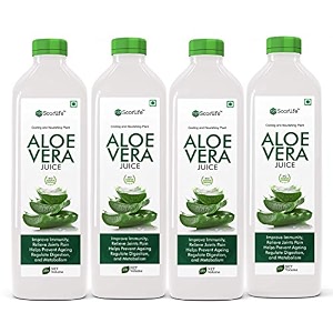 scorlife aloevera juice 1000ml pack of 4