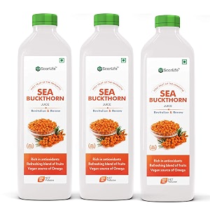 scorlife sea buckthorn juice 500ml pack of 3