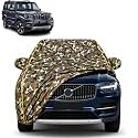 Scorpio 100% Waterproof Car Cover | Dustproof Sun Protection Cover | Soft Cotton Lining | Triple Stitched | Mirror Pocket | Antenna Pocket | All Weather Body Cover (Army)
