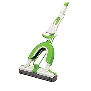 scotch-brite butterfly mop with super absorbent pva sponge hands-free wringing adjustable handle ideal for home bathroom amp balcony cleaning extra refill available