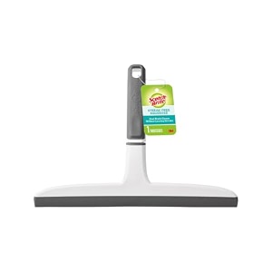 scotch-brite small wiper for kitchen bathroom tiles mirrors glass dual blade instant dry surface soft touch handle no slip grip