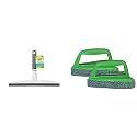 Scotch-Brite Kit Squeegee (Dual Blade, Grey & White)