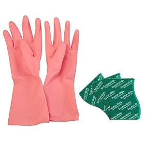 scotch-brite kitchen gloves small pair 1 unit amp scotch-brite silver sparks scrub pad for dishwashing 3 units