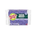 Scotch-Brite Scrub Dots Non-Scratch Scrub Sponge, Rinses Clean, for Washing Dishes and Cleaning Kitchen, 32 Scrub Sponges