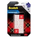 Scotch Removable Double-Sided Mounting Squares, 16 Squares per Pack