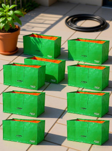 SCOTMEN Pack of 10 Green Grow Bags