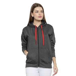 Scott International Mens Solid Cotton Hoodies for