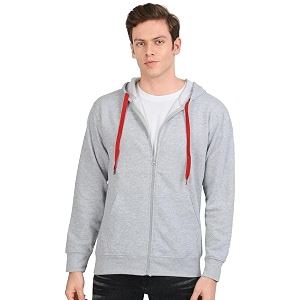 Scott International Mens Solid Cotton Hoodies for