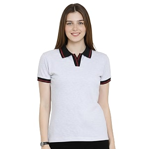 Scott International Womens Cotton Polo T-Shirt