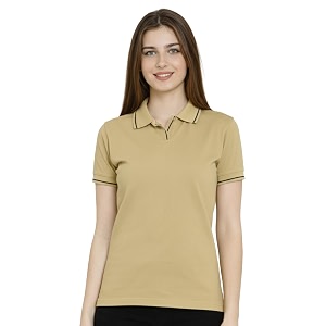 Scott International Womens Cotton Polo T-Shirt