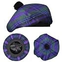 Scottish Hat Tam o Shanter Scottish Bonnet Tartan Hat P.V Tartan (Polyviscose) Wool Blend with Pompom | One Size fits All.