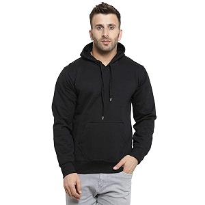 Mens Cotton Hoodie Sweatshirt with NO Zip