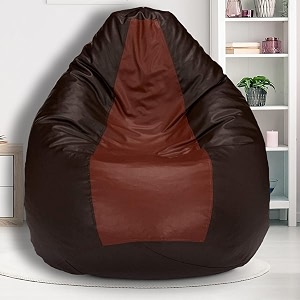 scouch jumbo brown tan teardrop bean bag cover brown tan bean bag without beans