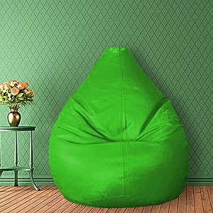 scouch jumbo green teardrop bean bag cover green bean bag without beans
