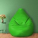 SCOUCH Jumbo Green Teardrop Bean Bag Cover (Green) (Bean Bag Without Beans)