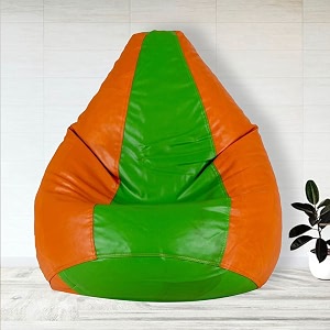 scouch large orange green teardrop bean bag cover orange green bean bag without beans