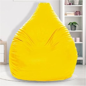 scouch large yellow teardrop bean bag cover yellow bean bag without beans