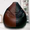 SCOUCH XL Tan Black Teardrop Bean Bag Cover (Tan Black) (Bean Bag Without Beans)