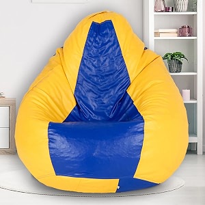 scouch xl yellow blue teardrop bean bag cover yellow blue bean bag without beans