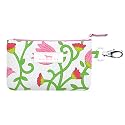 SCOUT IDKase Card Holder, ID Case for Women, Mini Keychain Wallet, Zip Closure