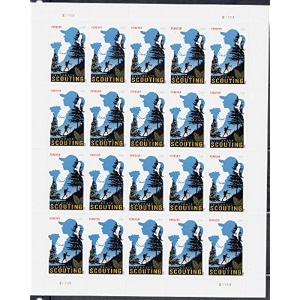 scouting sheet of 20 forever stamps scott 4691 by usps