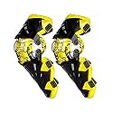SCOYCO Motorcycle Knee Pad CE Motocross Knee Guards Motorcycle Protection Knee Motor-Racing Guards Safety Gears Race Brace (yellow)