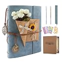 Scrapbook Photo Album 100 Pages, 60 Page Self Adhesive+40 Page Kraft Paper