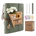 Scrapbook Photo Album 100 Pages, 60 Page Self Adhesive+40 Page Kraft Paper