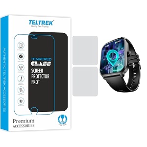screen protector compatible with boat storm call 3 plus smartwatch full hydrogel tpu screen guard not a tempered glass pack of 2