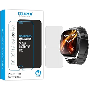 screen protector compatible with fastrack revoltt fs2 pro smartwatch full hydrogel tpu screen guard not a tempered glass pack of 2