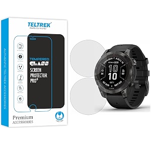 screen protector compatible with garmin fenix 7x pro solar 51mm smartwatch full hydrogel tpu screen guard not a tempered glass pack of 2