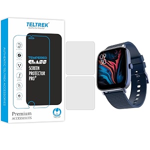 screen protector compatible with noise colorfit thrive smartwatch full hydrogel tpu screen guard not a tempered glass pack of 2