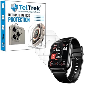 3 pack screen guard compatible with boat wave call 3 smartwatch 183 inch hydrogel tpu screen protector not a tempered glass screenguard