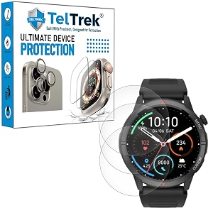 3 pack screen guard compatible with noise noisefit endeavour 2 smartwatch 146 inch hydrogel tpu screen protector not a tempered glass screenguard