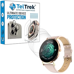 3 pack screen guard compatible with noise noisefit diva 2 smartwatch hydrogel tpu screen protector not a tempered glass screenguard