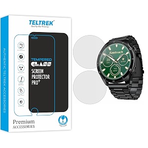 screen protector compatible with fastrack dezire fx1 pro smartwatch full hydrogel tpu screen guard not a tempered glass pack of 2