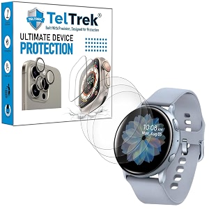 3 pack screen guard compatible with samsung galaxy watch active2  active 2 40mm smartwatch hydrogel tpu screen protector not a tempered glass screenguard