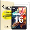 XunyLyee Screen Protector for URAO C107 10.1 Inch Tablet Tempered Glass, 9H Hardness Tempered Glass, 2 Pack