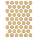 Screw Cover Caps 9/16" (50 Pack) – Self-Adhesive PVC Stickers for Furniture, Shelving &amp; Screw Holes – Durable &amp; Easy to Apply. Maple Tree