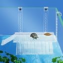 Easy Mount Turtle Basking Platform with Adjustable Hanging Ramp 11.8x7.1"