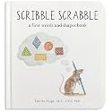 Scribble Scrabble: A Board Book of First Words and Shapes for Growing Minds (A Wishy Washy Sequel) (Tabitha Paige Children's Book Series)