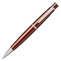 Scrikss Chic Ball Point Pen Metallic Bronze Lacquer Brass Body Chrome Plated Metal Accessories