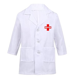 SCRIPTURE Kids Doctor Coat Nurse Costume